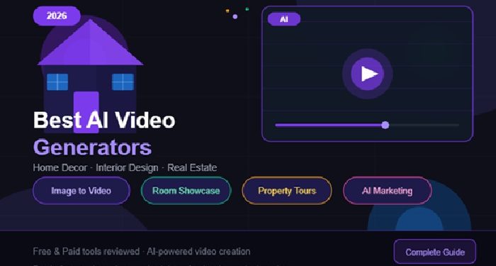 Best AI Video Generators for Home Decor, Interior Design & Real Estate Marketing in 2026 (Free & Paid)