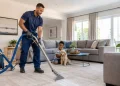 How does upholstery cleaning protect children at home?